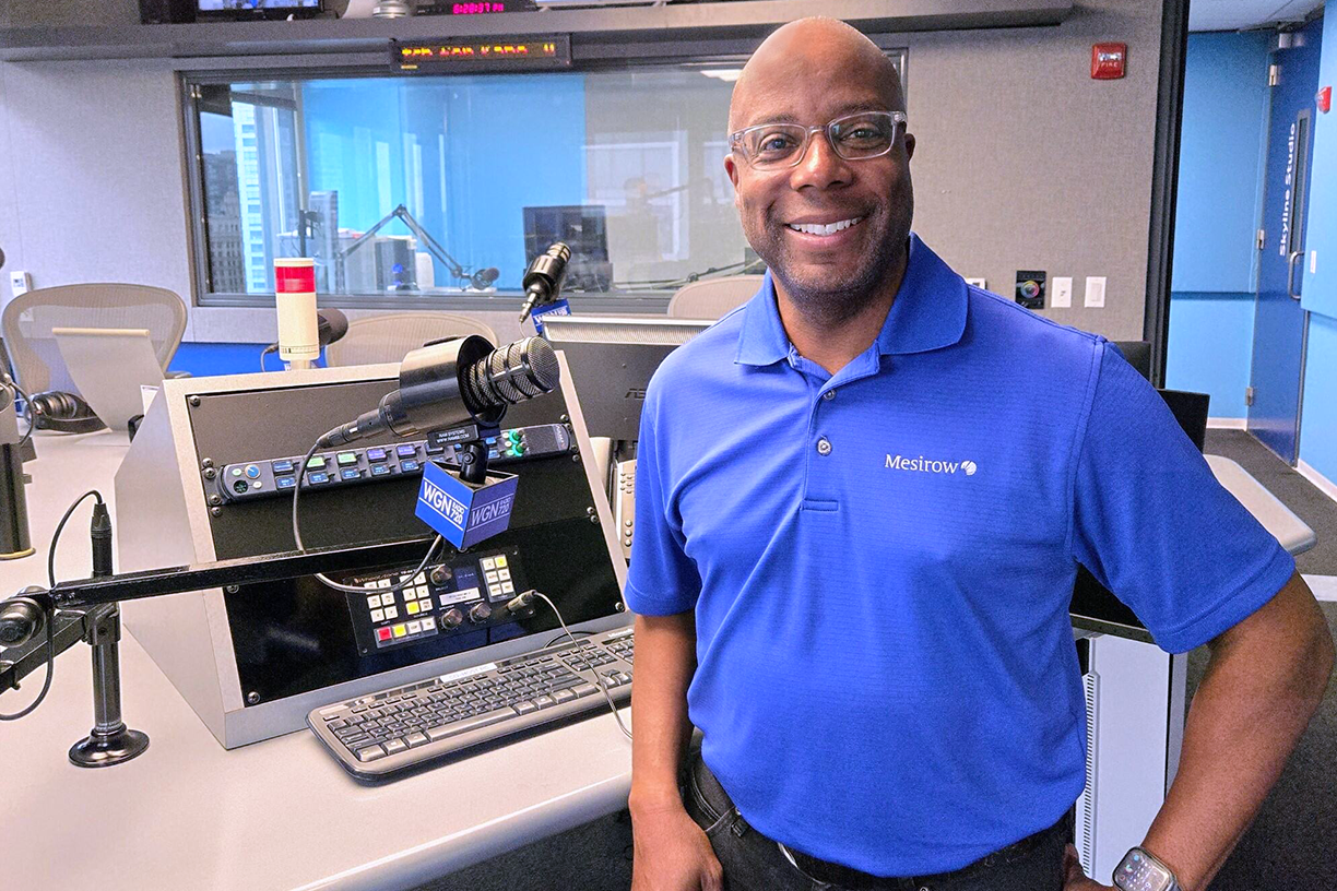 Gregg Lunceford in WGN studio