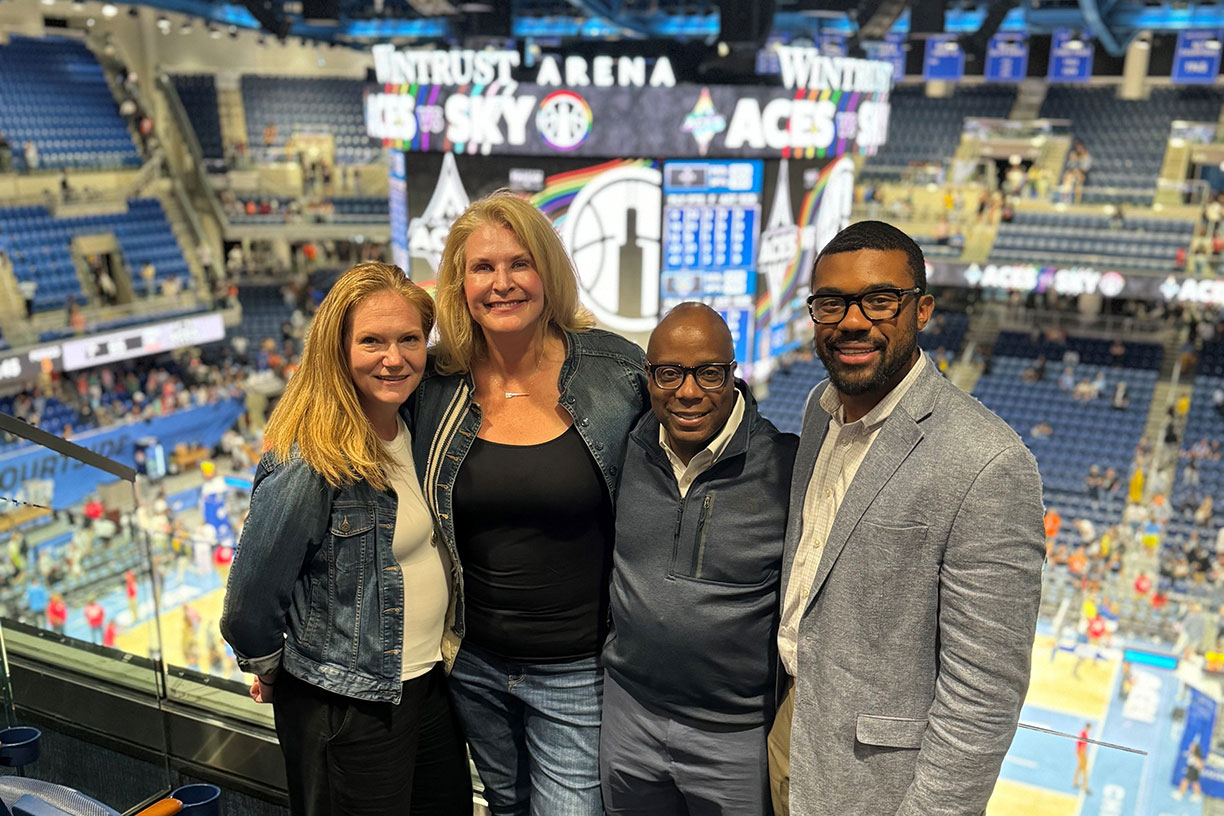 Team at Chicago Sky Game