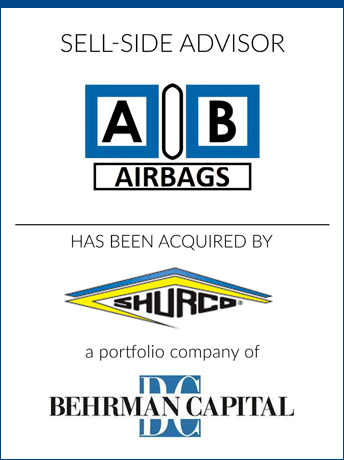 tombstone - sell-side transaction - AB Airbags